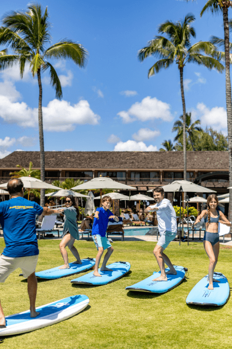 Surfing Classes in Po'ipu Beach, HI